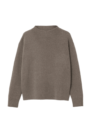 Å WOMAN Stickad jumper BELL Tröjor Brun L