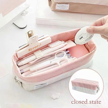 Kawaii Myke Penalhus Stor Kapasitet Søt Veske Pung Tilbake Til Skolen Hylstre For Jenter Koreansk Skrivesaker[YJD]