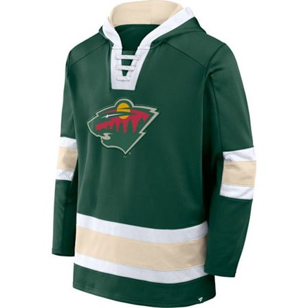 Huvtröja - FANATICS - Minnesota Wild - Fleece - Färggad logotype - Herr
