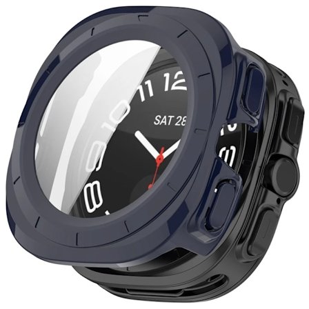 PC-fodral Glas För Samsung Galaxy Watch 7 Ultra 47MM Smart Skärmskydd Hårt PC Skyddande Fodral Klocka 7 Ultra Stötfångarskal