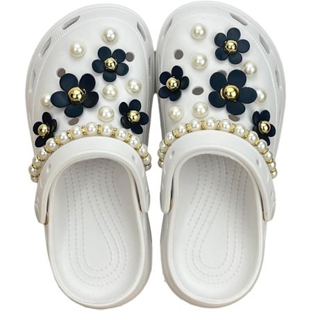 Bling Charms Skosmycken Skokedjor Skodekoration Skor Blommor Skodekoration Tillbehör Diy Träskor Skospänne Fas