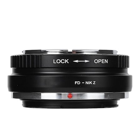 FD till Z-fattning Objektivadapterring för Canon FD-objektiv till Nikon Z-kamera - Aluminiumlegering [DB]