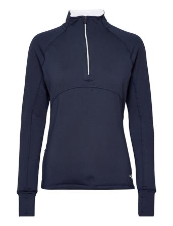 W Gamer 1/4 Zip Navy PUMA Golf