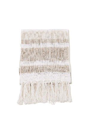 Venture Home Sandy Pläd Täcken Beige