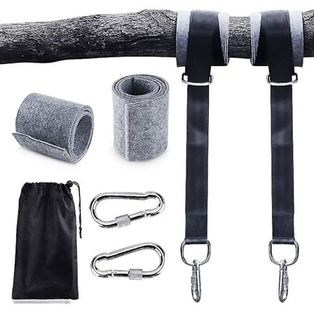 Trægyngeophængsstropper Kompatibel Med Campinghængekøjer Og Gynger -ES