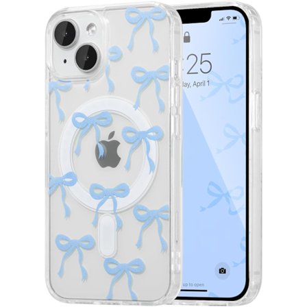 Uusin malli 2025 Magneettinen suojakotelo iPhone-sarjalle, langaton erittäin ohut läpinäkyvä nauhakotelo, kellastumista estävä iskunkestävä 