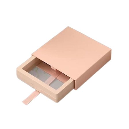Gjennomsiktig boks uttrekkbar smykkeskrin BEIGE