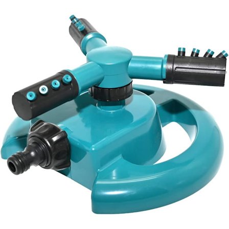 Automatisk havesprinkler, roterende 360 grader, til græsplæne, planter og grøntsager