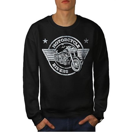 Rider Motorcykel Biker Herr Blacksweatshirt