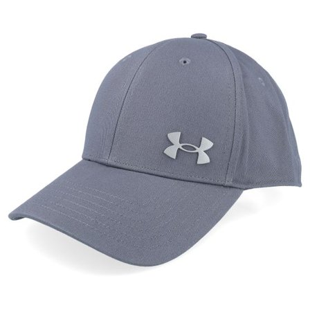 Under Armour - Grå adjustable Keps - Sportstyle Metal Castlerock Adjustable @ Hatstore