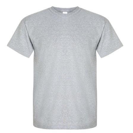 Gildan Ultra Cotton T-shirt med kort ärm för män, L, Sportgrå