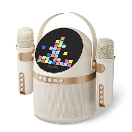 Philips Trådløs karaokehøjttaler med 2 mikrofoner TAS2509WT/00