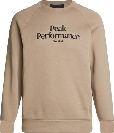 Peak Performance Men's Original Crew Men long-sleeved sweaters Beige M