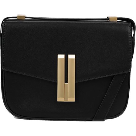 Crossbody-väskor för kvinnor, axelväskor för kvinnor, crossbody-väskor i äkta läder, fyrkantiga axelväskor med justerbara remmar, lämpliga för dagligt