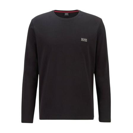 Hugo Boss - Långärmade T-shirts - Svart - Herr - Storlek: S, Herr, Storlek: S