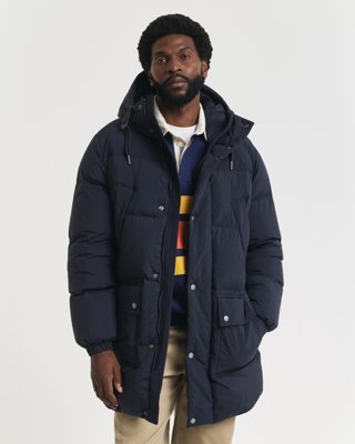 GANT - Down puffer parka til herre evening blue