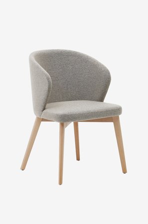 Kave Home - Ruokailutuoli - darice 2-pack - Ruskea - Tuolit - - Homeroom