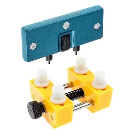 Säädettävä kellonavaaja takakannen puristin sulkija poistotyökalu kellosepälle ja kellon takakannen avaajan korjauspoistimen pidike