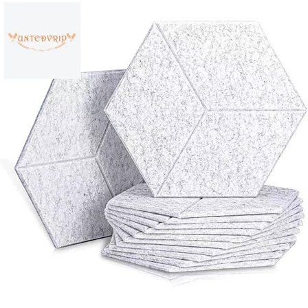 12 kpl Akustolevy, itseliimautuvat Äänieristyspaneelit, äänenvaimennukseen Akustinen käsittely, vaaleanharmaa