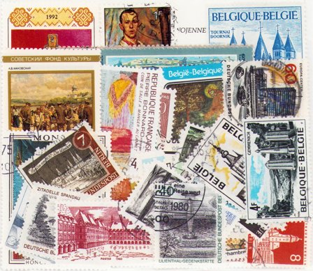 Kunst/Kultur - Frimærkepakke - Stemplet
