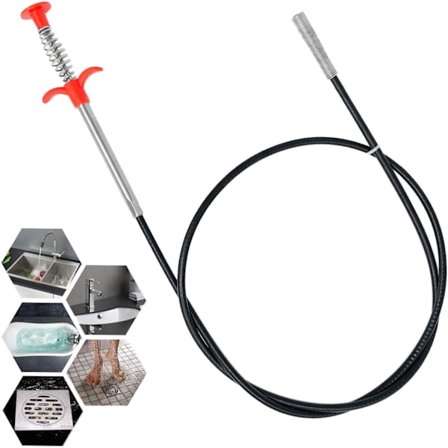 160 cm flexibel klo-tång för arbete i trånga utrymmen, avloppsrensare