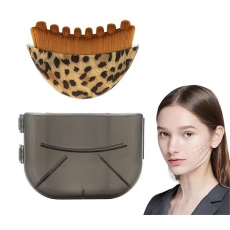 1/2/3-pak Lymfedrænagebørste - Ansigtsbørste til lymfedrænage og skånsom massage, perfekt til daglig hudpleje