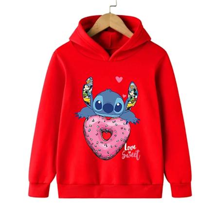 Hauska 90-luvun jouluinen Stitch-huppari lapsille, piirrettyj vaatteita tyt ille ja pojille, Lilo ja Stitch -paita, vauvan rento yl osa 936 936 160CM