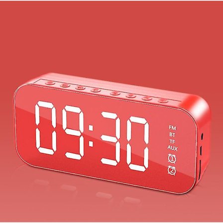 Multifunctional Led Digital Alarm Clock, Bluetooth Speaker, Bedside Desktop Luminous Electronic Music
