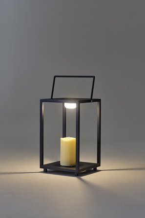 Jotex - SOLALA lanterne solcelledrevet Svart - Kjøp Utebelysning hos Jotex