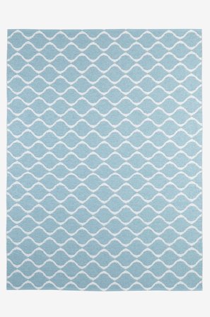 Horredsmattan - Plastmatta Wave 150x200 cm - Blå - Plastmattor - Från Homeroom