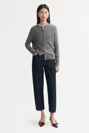 Soft Goat - Cardigan - Strickjacke aus Kaschmir - XL - Grey