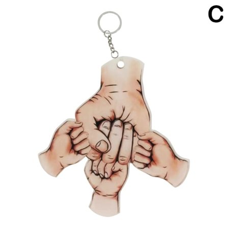Hand Fist Keychain Pappa Nyckelring, pappapresent, fru make - spot sales