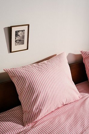 Jotex - Kussensloop Organisch Rood/wit Rood/wit - ESSA - Koop Kussenslopen bij Jotex