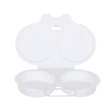 Mikrovågsugnsäggpocherare En Storlek Vit