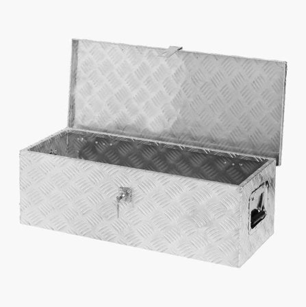 Verktygslåda aluminium 58 liter - Biltema