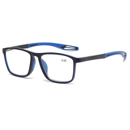 Multifokale lesebriller egnet for menn og kvinner, sportslige og sklisikre, dobbel bruk innendørs og utendørs, anti-blått lys, fasjonable og avanserte