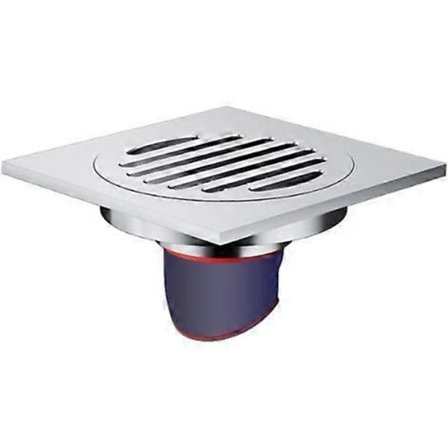 Golvbrunnssifon PVC Luktfälla för golvbrunn Stor förskjutning Luktfri filter Dusch diskho 40/50/75MM XZ5eieqy