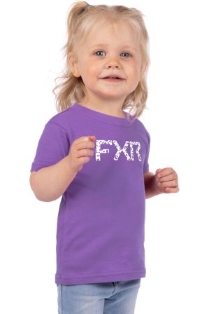 FXR Toddler Nala Premium T-shirt Barn Cheetah Ametist/Vit Cheetah 2 år