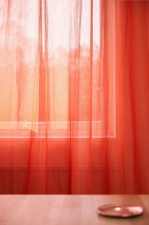 Jotex - Gardin Med Multifunksjonsbånd 1-lengde Ekstra Bred Chilirød - CAISA - Kjøp Multifunksjonsgardiner hos Jotex