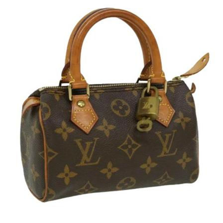 Louis Vuitton Vintage Pre-owned Canvas hndtasker Brun, Dame Vintage Tasker, Størrelse: ONE Size