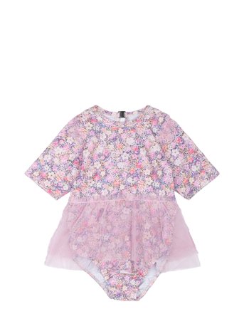 Swimsuit Recycled W Skirt Purple Mikk-line