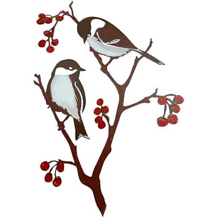 Dewenwils metall fågelformad trädgårdsprydnad DXGHC