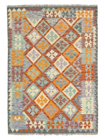 Malý Kelim Afghán Old Style Koberec 130X179 Vlna