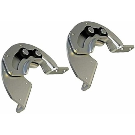 [2 stk.] Skjulte 90 graders hængsler til industrielt udstyr, skabslåger, hængsler i kulstofstål, sikre møbeltilbehør med to fødder