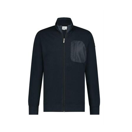 State of Art, Sweat Cardigan Plain Blauw, Heren, Maat:L