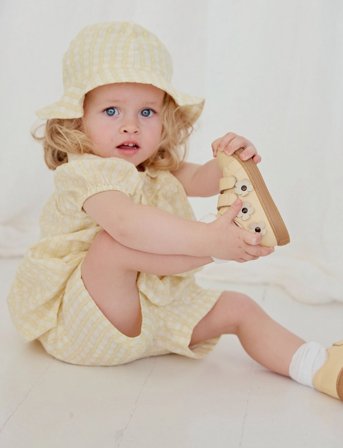 ANGULUS Shoes - Flat - With Velcro - Yellow - 21