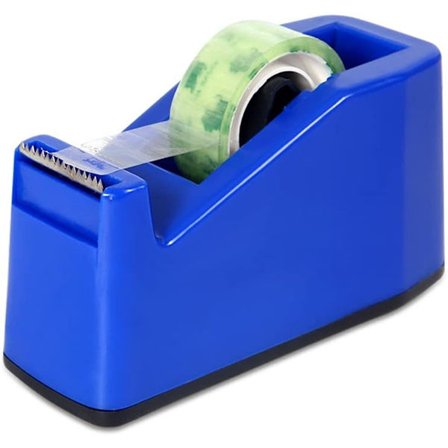 Tape Dispenser Skridsikker base Maskine til forsegling af plastkasser Nem enhåndsbetjening til skole og gaveindpakning Tape medfølger ikke Tilfældig 