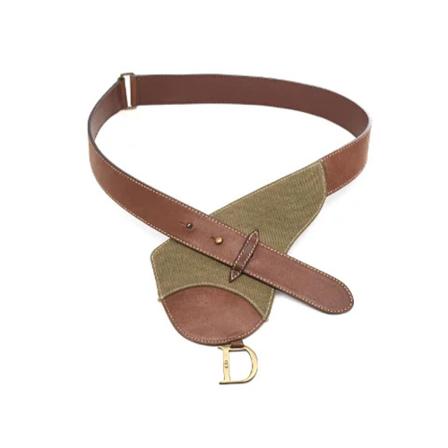Dior Vintage Pre-owned Læder baelter Brun, Dame Vintage Accessories, Størrelse: ONE Size