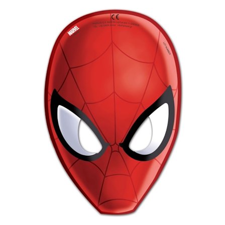 Spiderman mask, 6 st, brottsbekämpare