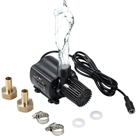 800L/H 5M Submersible Vattenpump DC 12V Amfibisk Pump för Damm Damm Akvarium Solfontän Pool Vattencirkulation